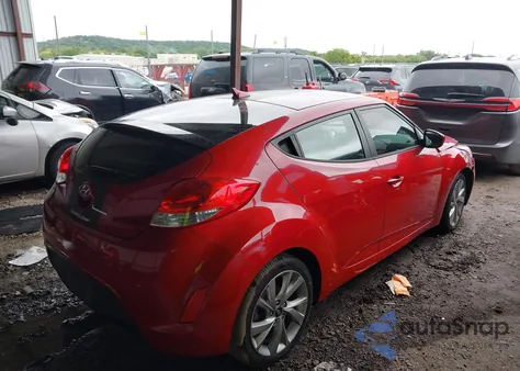 2016 Hyundai Veloster из США, поврежденный, VIN KMHTC6AD1GU272922